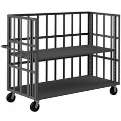 Durham - 3,000 Lb Capacity Open Portable Shelf Trucks - Industrial Tool & Supply