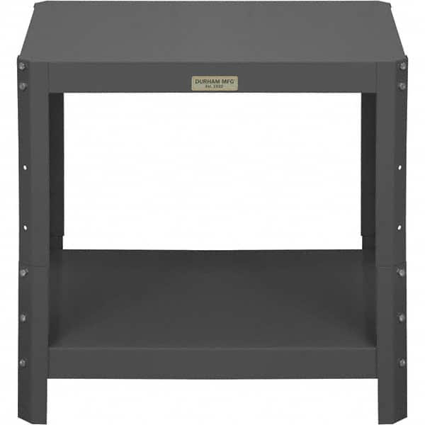 Durham - Stationary Work Benches, Tables Type: Machine Work Table Top Material: 16 Gauge Steel - Industrial Tool & Supply
