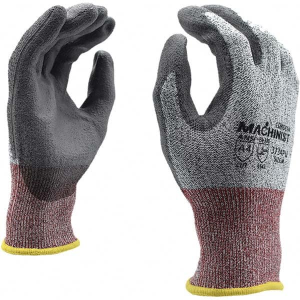 Cordova - Size L (9), ANSI Cut Lvl A4, ANSI Puncture Lvl 4, ANSI Abrasion Lvl 5, Polyurethane Coated Cut & Puncture Resistant Gloves - Industrial Tool & Supply