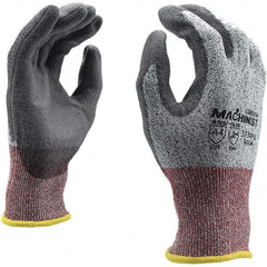 Cordova - Size M (8), ANSI Cut Lvl A4, ANSI Puncture Lvl 4, ANSI Abrasion Lvl 5, Polyurethane Coated Cut & Puncture Resistant Gloves - Industrial Tool & Supply