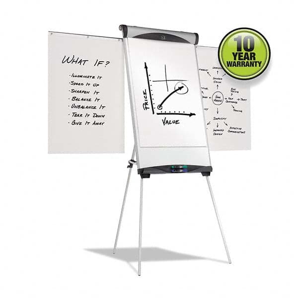 Quartet - Easels Easel Type: Magnetic Dry Erase Easel Fractional Height: 39 - Industrial Tool & Supply