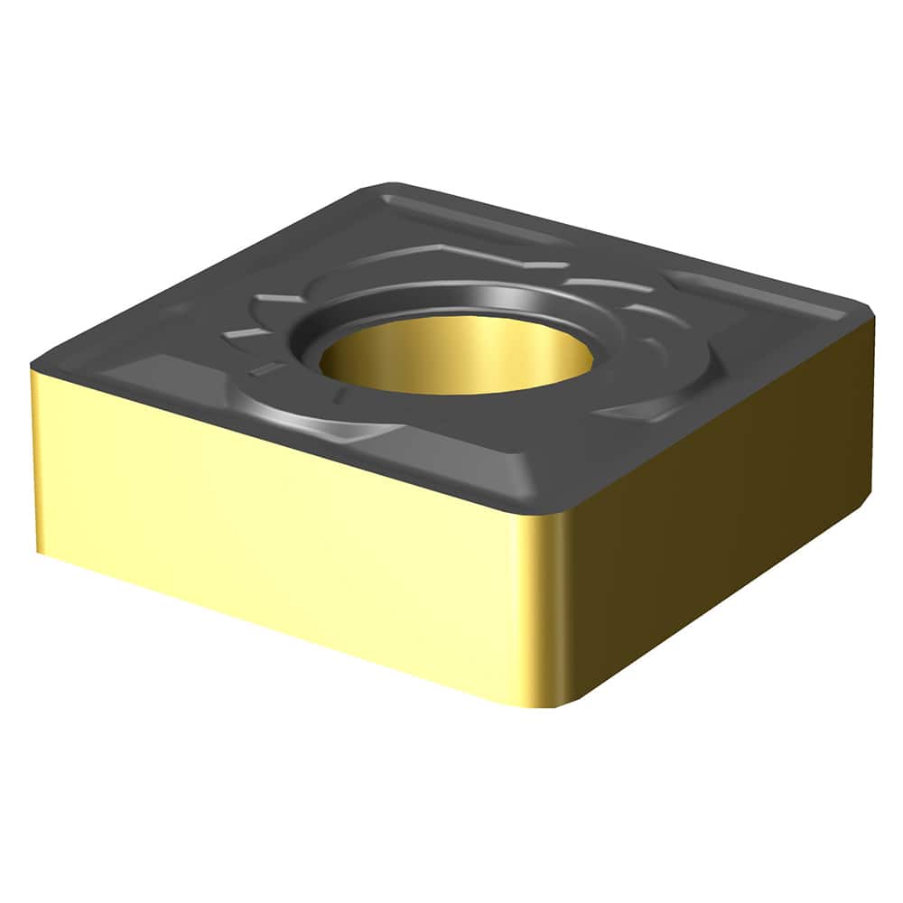 CNMG431-SM S205 Carbide Turning Insert Al2O3/TiN/TiCN Finish, Neutral, 1/2″ Inscribed Circle, 0.0156″ Corner Radius, 3/16″ Thick, 80° Triangle