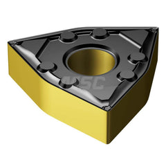 WNMG431-WF 4415 Carbide Turning Insert Al2O3/TiN/TiCN Finish, Neutral, 1/2″ Inscribed Circle, 0.0156″ Corner Radius, 3/16″ Thick, 80° Triangle