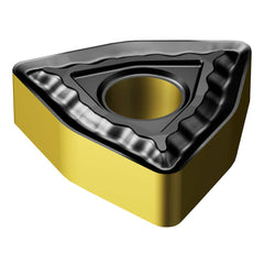 WNMG432-QM 4415 Carbide Turning Insert Al2O3/TiN/TiCN Finish, Neutral, 1/2″ Inscribed Circle, 0.0313″ Corner Radius, 3/16″ Thick, 80° Triangle
