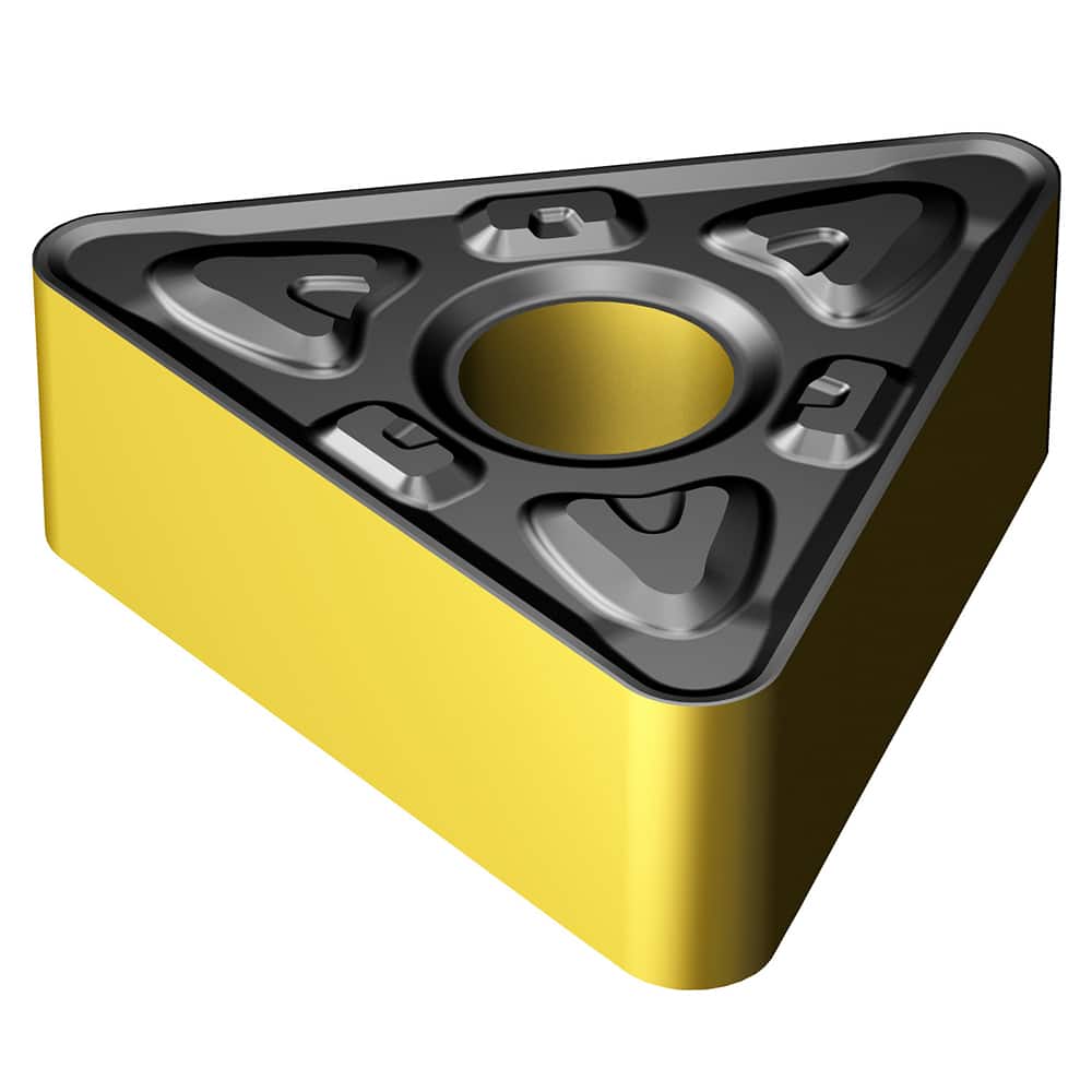 TNMG332-XMR 4425 Carbide Turning Insert Al2O3/TiN/TiCN Finish, Neutral, 3/8″ Inscribed Circle, 0.0313″ Corner Radius, 3/16″ Thick, 60° Triangle