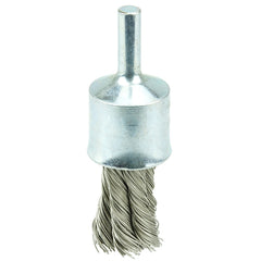 1/2″ Diameter - Knot Type Stainless End Brush - Industrial Tool & Supply