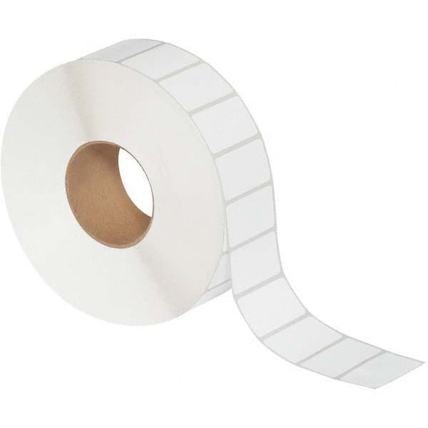 Value Collection - Pack of 4 Rolls, 5,087 Labels per Roll, 2-1/4" x 1-1/4" White Topcoated Facestock Thermal Labels - Industrial Tool & Supply