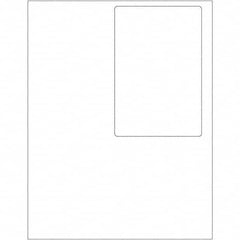 Tape Logic - Pack of (100) 4" x 6" White Paper Laser Labels - Industrial Tool & Supply