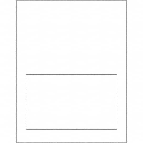 Tape Logic - Pack of (100) 7" x 4-1/4" White Paper Laser Labels - Industrial Tool & Supply