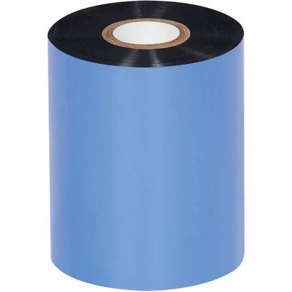 Value Collection - 3-1/2" x 1476' Black Wax/Resin Thermal Transfer Ribbon - Industrial Tool & Supply