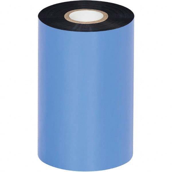 Value Collection - 4.33" x 1476' Black Resin Thermal Transfer Ribbon - Industrial Tool & Supply