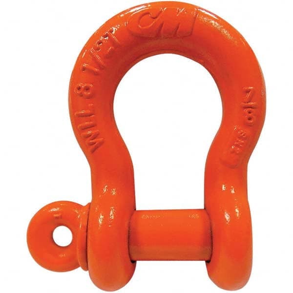 CM - Shackles Nominal Chain Size: 7/8 Load Limit (Ton): 8.50 - Industrial Tool & Supply