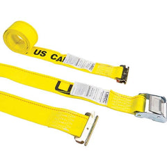 US Cargo Control - Slings & Tiedowns (Load-Rated) Type: Ratchet Tie Down Width (Inch): 2 - Industrial Tool & Supply