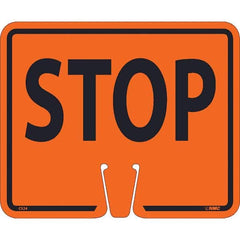 NMC - Traffic & Parking Signs Message or Graphic: Message Only Legend: Stop - Industrial Tool & Supply