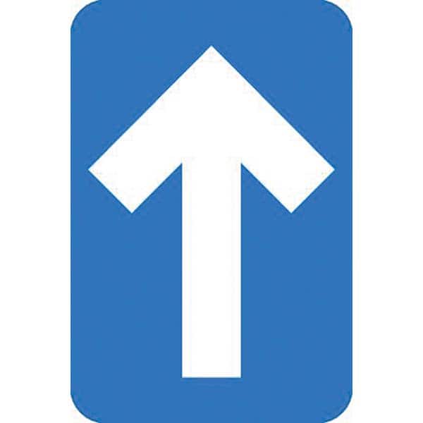 NMC - Adhesive Backed Floor Signs Message Type: COVID-19 Graphic Type: Arrow - Industrial Tool & Supply