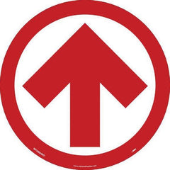 NMC - Adhesive Backed Floor Signs Message Type: COVID-19 Graphic Type: Arrow - Industrial Tool & Supply