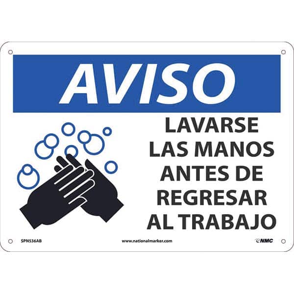 NMC - Safety Signs Message Type: COVID-19 Message or Graphic: Message & Graphic - Industrial Tool & Supply