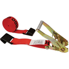 US Cargo Control - Slings & Tiedowns (Load-Rated) Type: Ratchet Tie Down Width (Inch): 2 - Industrial Tool & Supply