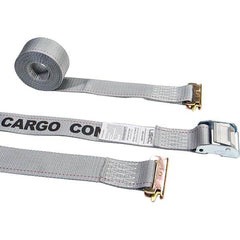 US Cargo Control - Slings & Tiedowns (Load-Rated) Type: Ratchet Tie Down Width (Inch): 2 - Industrial Tool & Supply