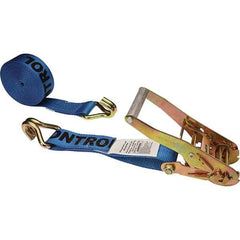 US Cargo Control - Slings & Tiedowns (Load-Rated) Type: Ratchet Tie Down Width (Inch): 2 - Industrial Tool & Supply