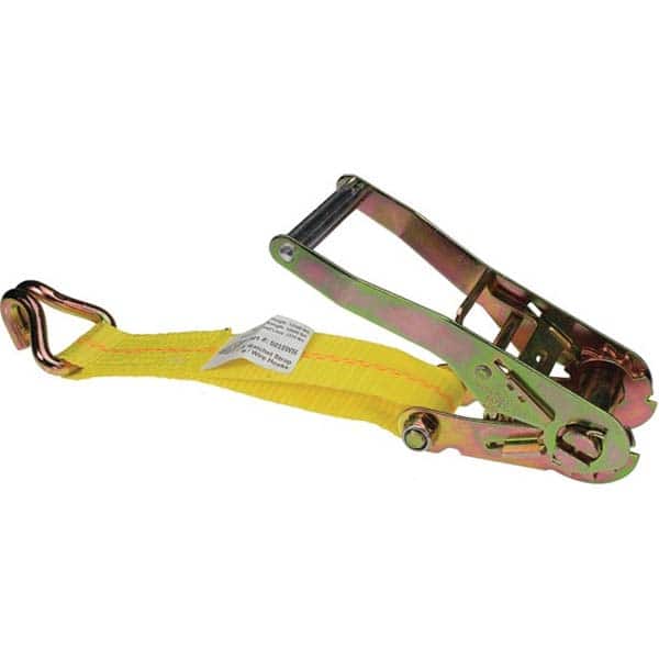 US Cargo Control - Slings & Tiedowns (Load-Rated) Type: Ratchet Tie Down Width (Inch): 2 - Industrial Tool & Supply