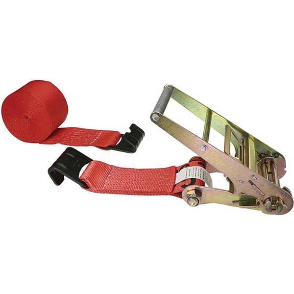 US Cargo Control - Slings & Tiedowns (Load-Rated) Type: Ratchet Tie Down Width (Inch): 4 - Industrial Tool & Supply
