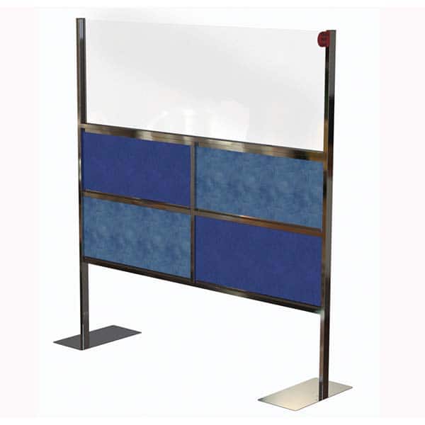 Lakeside - 75" x 72" Partition & Panel System-Social Distancing Barrier - Industrial Tool & Supply