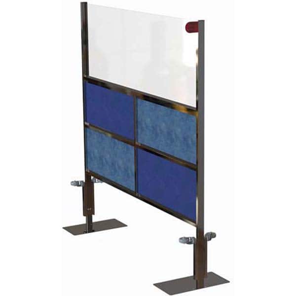 Lakeside - 75" x 72" Partition & Panel System-Social Distancing Barrier - Industrial Tool & Supply