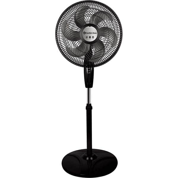 Comfort Zone - Fans Type: Stand Fan Blade Size: 16.25 (Inch) - Industrial Tool & Supply