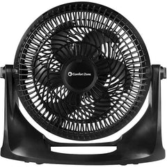 Comfort Zone - Fans Type: Floor or Wall Mount Blade Size: 7.25 (Inch) - Industrial Tool & Supply