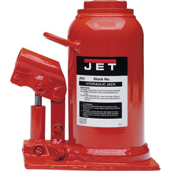 Jet - Manual Bottle, Screw, Ratchet & Hydraulic Jacks Type: Hydraulic Jack Load Capacity (Ton): 12-1/2 (Inch) - Industrial Tool & Supply