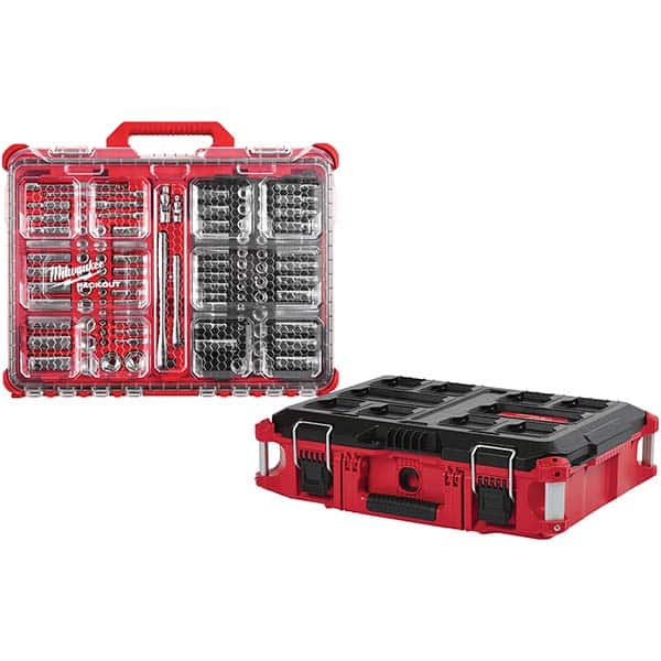 Milwaukee Tool - Socket Sets Measurement Type: Metric/Inch Drive Size: 1/4, 3/8 - Industrial Tool & Supply