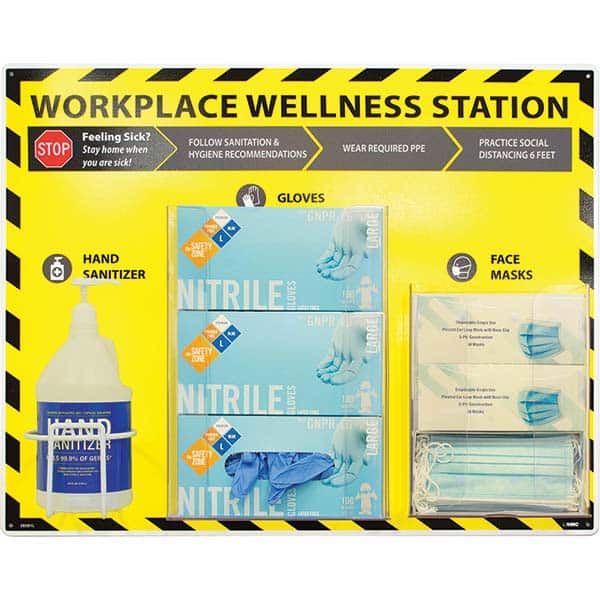 NMC - PPE Dispensers Type: Wellness Station Mount: Table/Wall - Industrial Tool & Supply