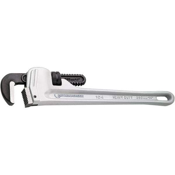 Rothenberger - Pipe Wrenches Type: Cast Aluminum Pipe Wrench Maximum Pipe Capacity (Inch): 2 - Industrial Tool & Supply