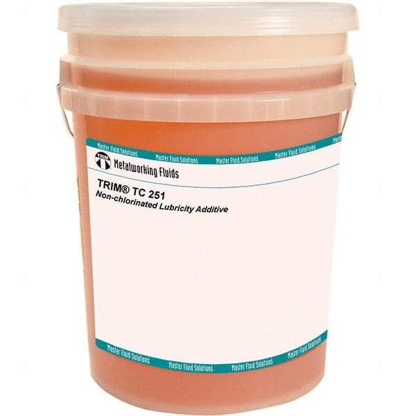 Master Fluid Solutions - 5 Gal Pail Lube/Emulsifier Additive - Low Foam, Series Trim TC251 - Industrial Tool & Supply