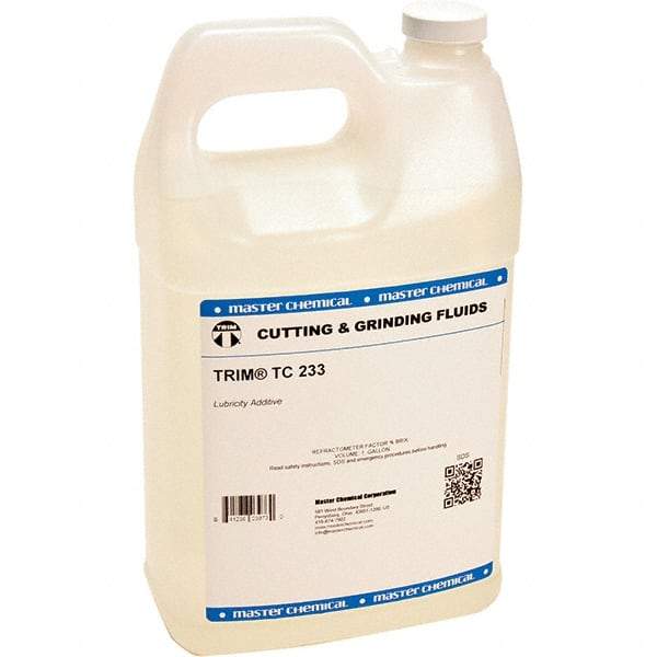 Master Fluid Solutions - 1 Gal Jug Lube/Emulsifier Additive - Low Foam, Series Trim TC233 - Industrial Tool & Supply