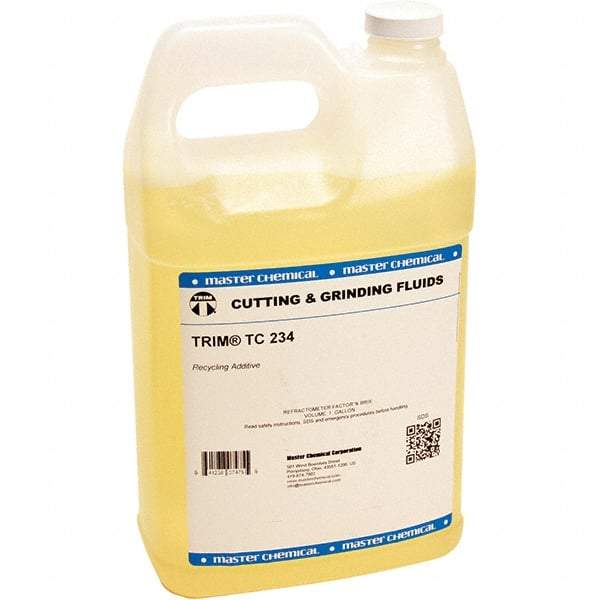 Master Fluid Solutions - 1 Gal Jug Recycling Additive - Low Foam, Series Trim TC234 - Industrial Tool & Supply