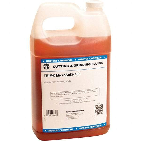 Master Fluid Solutions - TRIM MicroSol 455, 1 Gal Jug Cutting Fluid - Semisynthetic - Industrial Tool & Supply