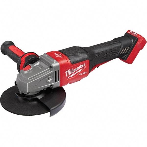 Milwaukee Tool - 4-1/2 - 6" Wheel Diam, 9,000 RPM, Cordless Angle & Disc Grinder - 5/8-11 Spindle, 18 Volts, Side Exhaust - Industrial Tool & Supply