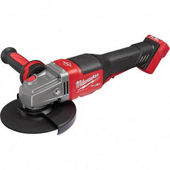 Milwaukee Tool - 4-1/2 - 6" Wheel Diam, 9,000 RPM, Cordless Angle & Disc Grinder - 5/8-11 Spindle, 18 Volts, Side Exhaust - Industrial Tool & Supply
