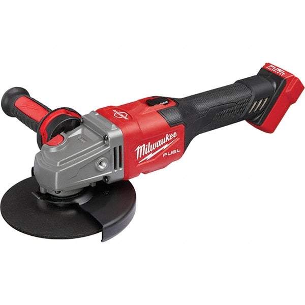 Milwaukee Tool - 4-1/2 - 6" Wheel Diam, 9,000 RPM, Cordless Angle & Disc Grinder - 5/8-11 Spindle, 18 Volts, Side Exhaust - Industrial Tool & Supply