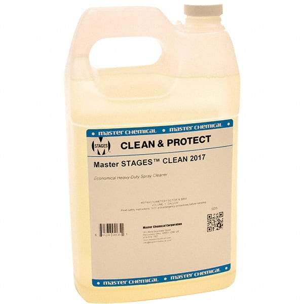 Master Fluid Solutions - 1 Gal Jug Cleaner - Low Foam, Series Clean 2017 - Industrial Tool & Supply