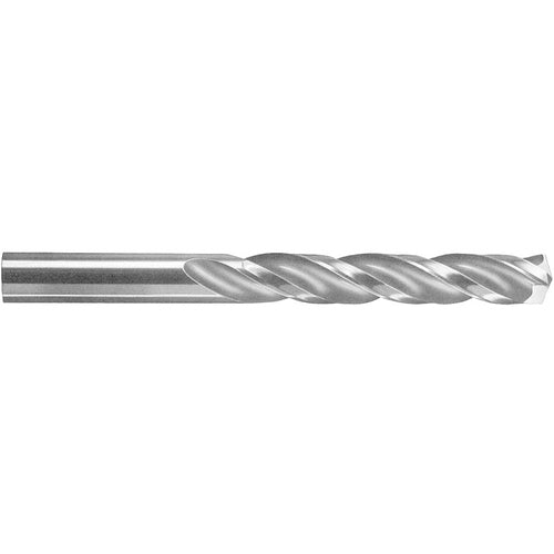 ‎#10 Dia. × 0.1935″ Shank × 1-5/8″ Flute Length × 2-3/4″ OAL, 5xD, 150°, Uncoated, 3 Flute, External, Round Solid Carbide Drill - Exact Industrial Supply