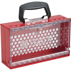 Brady - Group Lockout Boxes Portable or Wall Mount: Portable & Wall Mount Maximum Number of Padlocks: 12 - Industrial Tool & Supply