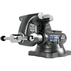 Wilton - Bench & Pipe Combination Vises Jaw Width (Inch): 5-1/2 Jaw Opening Capacity (Inch): 3-5/8 - Industrial Tool & Supply