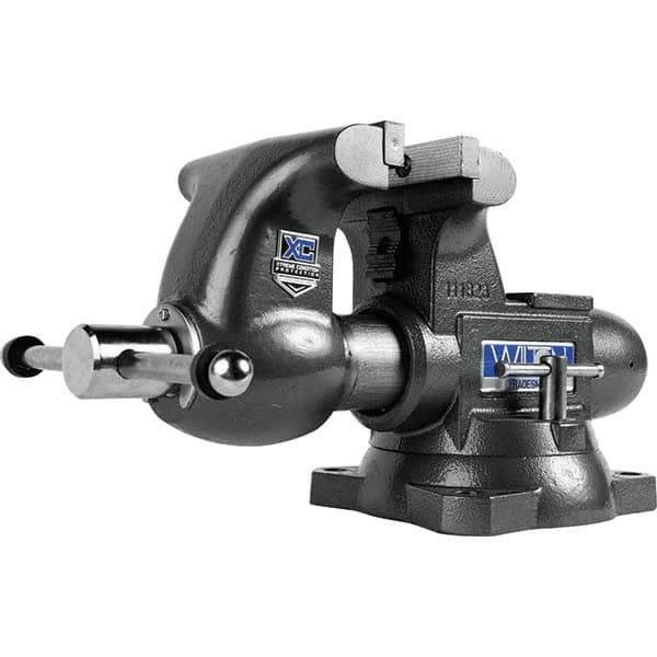 Wilton - Bench & Pipe Combination Vises Jaw Width (Inch): 6-1/2 Jaw Opening Capacity (Inch): 4-1/4 - Industrial Tool & Supply