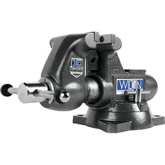 Wilton - Bench & Pipe Combination Vises Jaw Width (Inch): 4-1/2 Jaw Opening Capacity (Inch): 3-1/2 - Industrial Tool & Supply