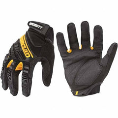ironCLAD - Size S (7), ANSI Cut Lvl A2, Abrasion Lvl 4, Cut Resistant Gloves - 9" Long, Uncoated, Unlined, Hook & Loop Cuff, Black, Paired - Industrial Tool & Supply