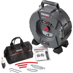 Ridgid - Electric & Gas Drain Cleaning Machines Type of Power: Cordless Drill (Not Included) For Minimum Pipe Size: 2 (Inch) - Industrial Tool & Supply
