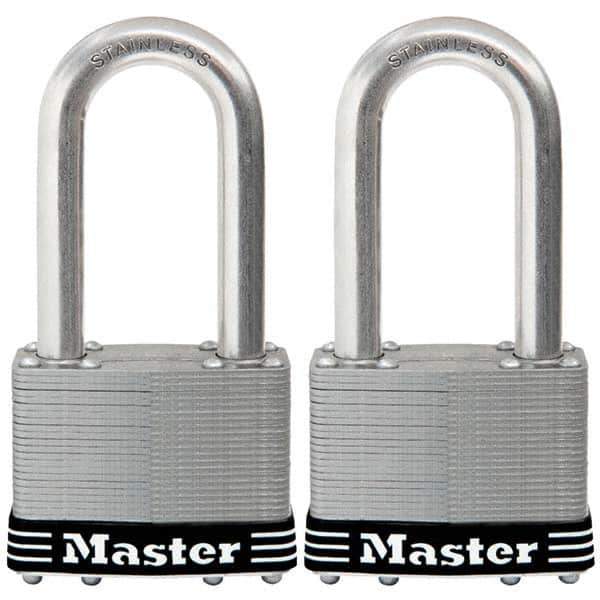 Master Lock - Padlocks Keyed: Alike Shackle Clearance: 2-1/2 (Inch) - Industrial Tool & Supply